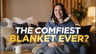 Is THE COMFY Original Worth It? | Oversized Sherpa Wearable Blanket Review (Shark Tank)