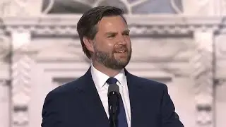 JD Vance gives first speech as Republican vice presidential nominee