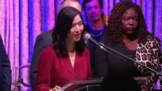 Boston Mayor Wu pushes back on Trump in election night speech