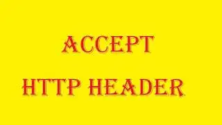 Accept http header