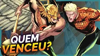 COMO FOI A LUTA ENTRE AQUAMAN E GAVI&Atilde;O NEGRO | DC K.O.