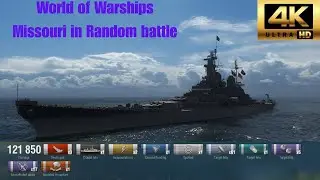 Missouri Unleashed! Legendary Battleship in Random Battle | World of Warships