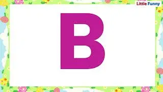 How to draw letter B easy step animation