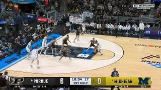 Michigan With a Quick 10-0 Run vs. Purdue | Michigan Men's Basketball | 03/14/2025