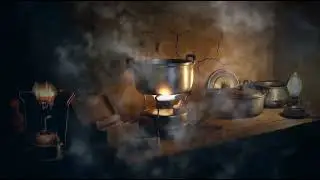 أجواء الشتاء الدافئة: بابور جاز مع تحضير العشاء ضوضاء بيضاء للنوم العميق 3 Cozy ASMR White Noise 