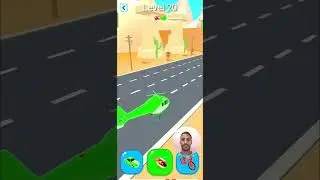 Shape Shifting 3D Game Level 20 #shapeshiftinggame #shorts