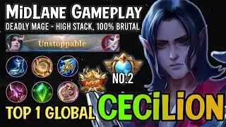 Cecilion Best Build For 2022 [ Cecilion Top 1 Global Gameplay Build ] - Mobile Legends