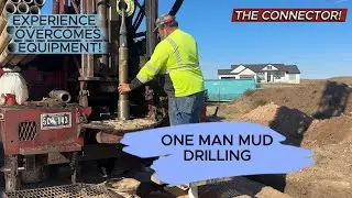 Experience Overcomes Equipment - ONE Man Mud Drilling💧Derrick Davis, Cheyenne, WY