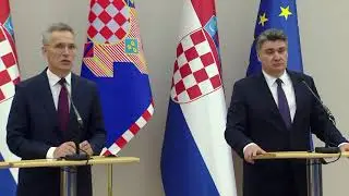 NATO Secretary General with the President of 🇭🇷Croatia, 04 MAR 2020