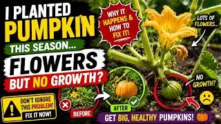 Pumpkin Plants Flower But Don&rsquo;t Grow