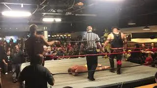 TJ Meyer & Dre Jacobs vs Mysterious Muscle XICW 12/1/19