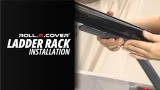 HSP LADDER RACK ROLL R COVER INSTALLATION #4x4 #ladder #rack #rollrcover