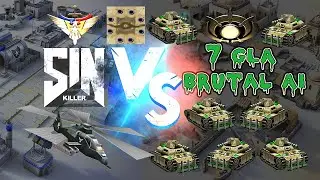 Insane [1v7] - 1 USA VS 7 GLA Brutal AI|Twilight Flame|Command & Conquer Generals