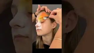 QUICK Tiger Face paint Tutorial #shorts #facepaint #tigerfacepaint