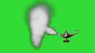 Aladdin Lamp Green Screen