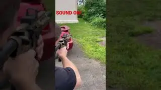 Moots shoots Airfunning with the crosman bushmaster mpw full auto bb fun!