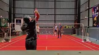 Backhand Drop Clears All 4 Corners Eric Lakshmita Deveshe Akshaj.