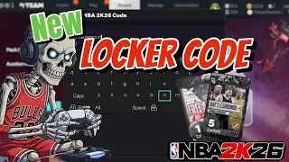 New locker code for NBA2K26. Hurry and Redeem.