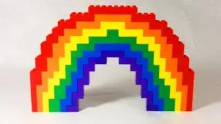 How To Build: LEGO rainbow