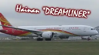 Hainan B787-9 Early Morning Arrival & Departure at Edinburgh Airport