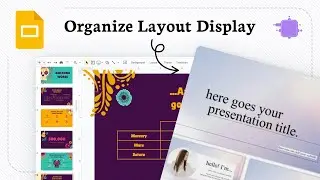 How to create columns, rows, or tables in Google Slides (Fix Structure)