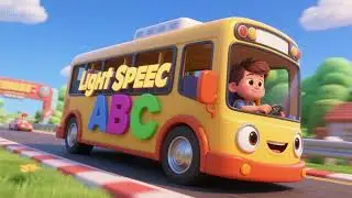 🚀🚌 Racing the Light Speed Bus with ABC | Alphabet Adventure Song for Kids | Zoom Through the ABCs