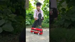 Brand new RC bus Red &hearts;️ colour unboxing and Testing 🔥#viralvideo