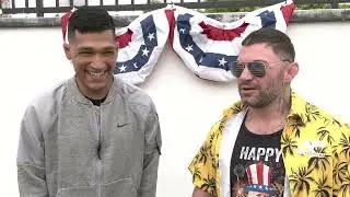 Thor Skancke & Chris Martinez At The Up Next Fighting Summer Blowout!