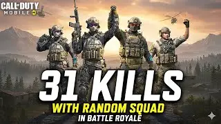 31 KILLS WITH RANDOM SQUAD IN Call OF DUTY MOBILE 