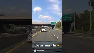 Cutting up traffic close call
