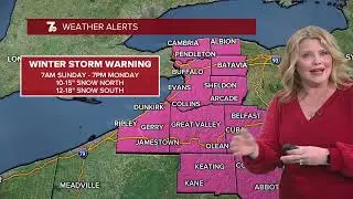 7 Weather Forecast 6 p.m. Update, Friday, January 23