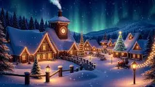 🎄 Santa&rsquo;s Village at the North Pole ❄️ Cozy Christmas Music & Magical Winter Ambience | Ambient Flow