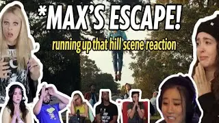 Stranger things Running up that hill scene reactions |Max's escape| stranger things 4×4 |