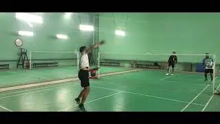 (1121) Professor & Hardik vs Abhishek (One Man Army) Men's #badminton #iitroorkee #iitiansvlogs #iit