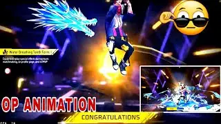 Water Breathing Tenth Form Animation in freefire 2023 / Tanjiro Ring Event in freefire #freefire