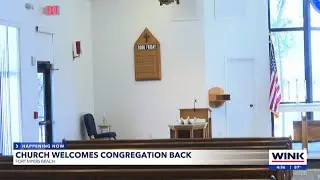 Fort Myers Beach church welcomes congregation back