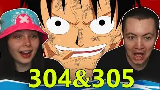 THIRD GEAR LUFFY!!! 👒 One Piece Ep 304 & 305 REACTION & REVIEW