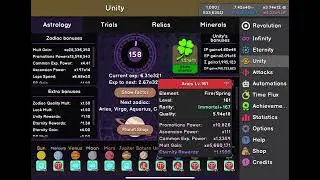 My zodiac build in #RevolutionIdle revolution idle requested by @ManiHehe @DeeN