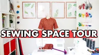 What's in my SEWING SPACE? (SEWING ROOM tour 2020) | Sew So Natural