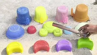 Satisfying ASMR Video I Amazing Colours Cup Sand Cake Designs I How To Make Kitchen Tools Sand Cake