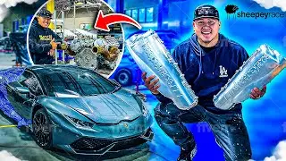 Sheepey Racing Twin Turbo Set Up On My Lamborghini Huracan 🤯🤯🤯🤯