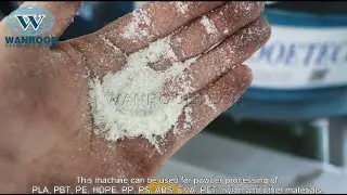 Waste PLA Pulverizer Machine for Powder Plastic Pulverizer Machine Plastic Miller Machine