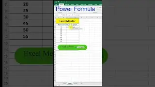 Ms Excel Power Trick #shorts #excel #viral#new#exceltutorial
