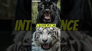 Black Panther Versus White Tiger 🐯 Speed, Strength & Battle Showdown!