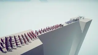 PIRATES VS SPOOKY | BATTLE ON THE BRIDGE | Totally Accurate Battle Simulator