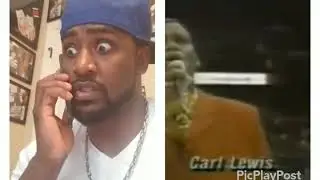 COMEDIAN LORENZO WILLIAMS CALL CARL LEWIS  AFTER THE GREATEST FUCKED UP NATIONAL ANTHEM OF ALL TIME