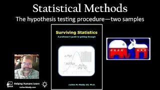 Surviving Statistics lesson 11: Hypothesis Testing - Two Sample