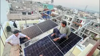 10 kw off grid solar system installation live
