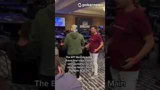 5 Minutes Late to EPT Main Event Final Table #shorts #poker #pokerstars #ept