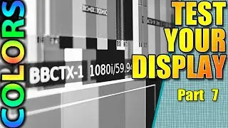 Color calibration with test patterns, charts, portraits and gradients v2.01 | Test your display | #7